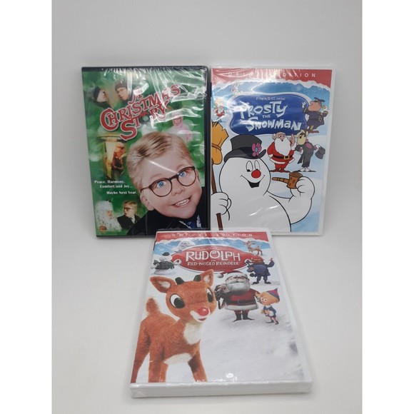 CHRISTMAS COLLECTION: Rudolph, Frosty The Snowman,  A Christmas Story  New DVD - Picture 1 of 8